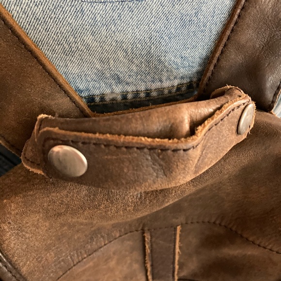 Vintage Brown Leather Backpack - Picture 9 of 13